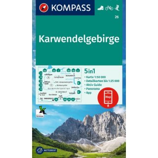 WK   26 Karwendelgebirge  1:50.000