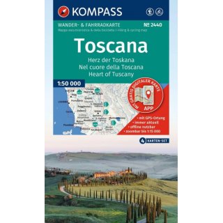 WK 2440 Toscana - Herz der Toskana 1:50.000