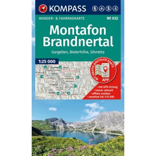 WK  032 Montafon, Brandnertal 1:25.000
