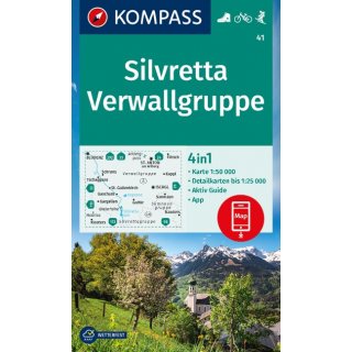 WK   41 Silvretta/Verwallgruppe 1:50.000