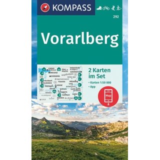 WK  292 Vorarlberg 1:50.000