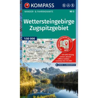 WK    5 Wettersteingebirge/Zugspitzgebiet 1:50.000