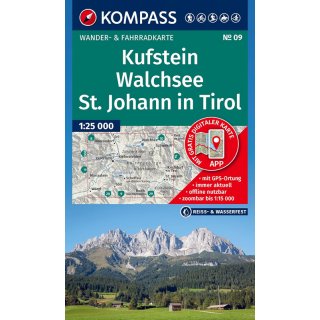 WK   09 Kufstein/Walchsee/St.Johann in Tirol  1:25.000