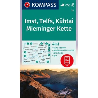 WK   35 Imst/Telfs/Kühtai/Mieminger Kette 1:50.000