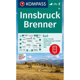 WK   36 Innsbruck/Brenner 1:50.000