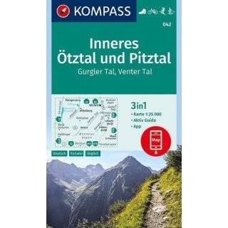 WK  042 Inneres Ötztal/Gurgler Tal/Venter Tal/ Pitztal 1:25.000