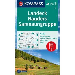 WK   42 Landeck/Nauders/Samnaungruppe 1:50.000