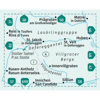 WK   45 Defereggental/Villgratental 1:50.000
