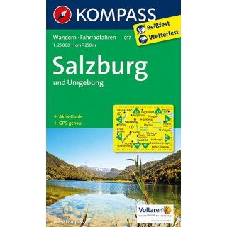 WK  017 Salzburg und Umgebung 1:25.000