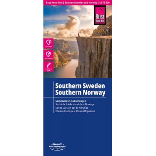 Südschweden, Südnorwegen 1:875.000
