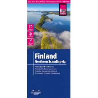Finnland und Nordskandinavien 1:875.000