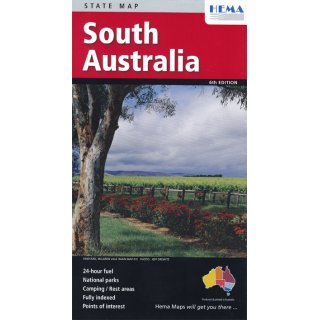 South Australia State Map 1:1.800.000