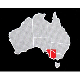 Melbourne to Adelaide 1:900.000