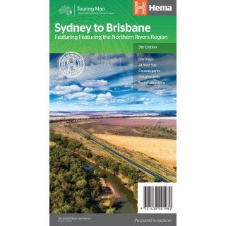 Sydney to Brisbane 1:1.000.000