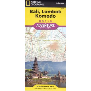 Bali, Lombok, Komodo 1:155.000