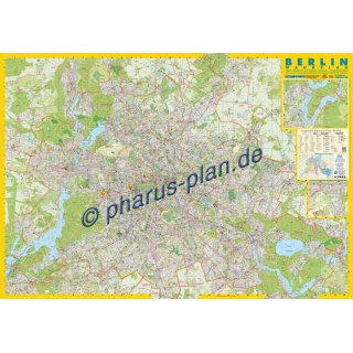 Pharus Berlin - Wandplan 1:26.000