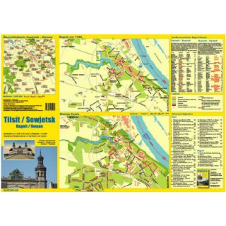 Tilsit um 1930 / Sowjetsk 2012 1:10.000