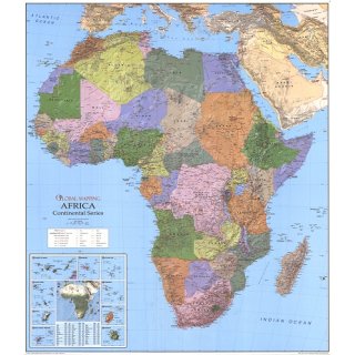 Afrika, politisch 1:8.000.000