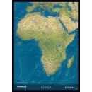 Afrika Kontinentalkarte politisch/physisch 1:10.000.000