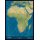 Afrika Kontinentalkarte politisch/physisch 1:10.000.000