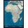 Afrika Kontinentalkarte politisch/physisch 1:10.000.000