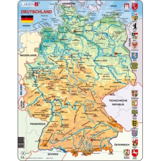 Deutschland, physisch (Puzzle)
