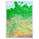 Deutschland Reliefkarte 1:2.400.000