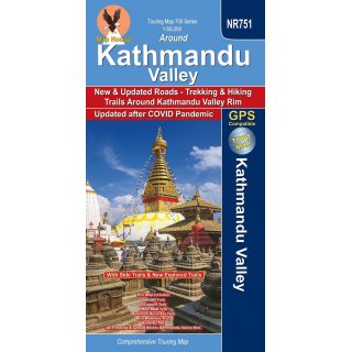 Kathmandu Valley 1:60.000