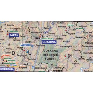 Kathmandu Valley 1:60.000