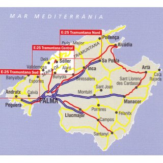 Mallorca - Tramuntana Central 1:25.000