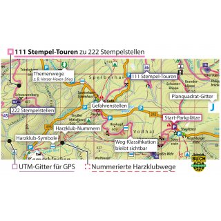 Harzer Wandernadel 1:50.000