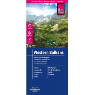 Balkanregion, westlich 1:725.000