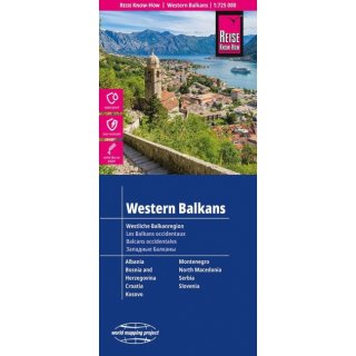 Balkanregion, westlich 1:725.000