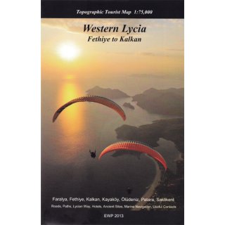 Western Lycia - Fethiye to Kalkan 1:75.000