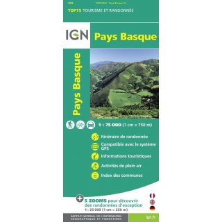 23 Pays Basque (Baskenland) 1:75.000