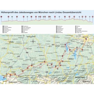 Jakobsweg Mnchen - Lindau mit Variante nach Bregenz