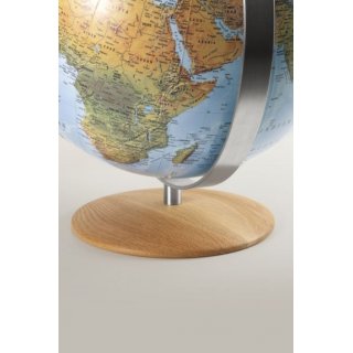 Handkaschierter Doppelbild-Leuchtglobus DFN 37 02, � 37 cm