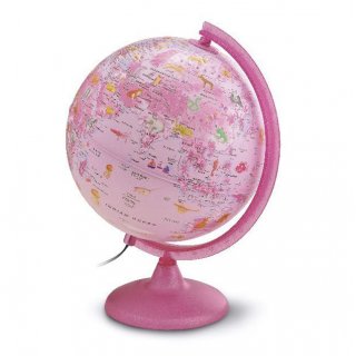 Kinderleuchtglobus ZP 25 62 Zoo Pink,  25 cm