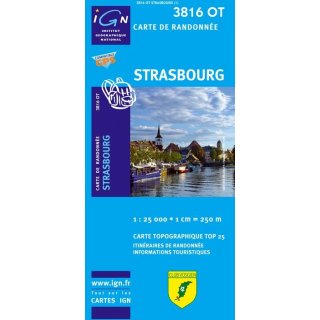 3816 OT Strasbourg 1:25.000