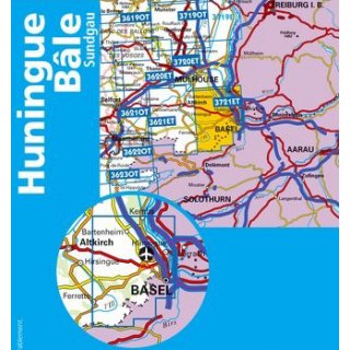3721 ET Huningue, B�le, Sundgau 1:25.000