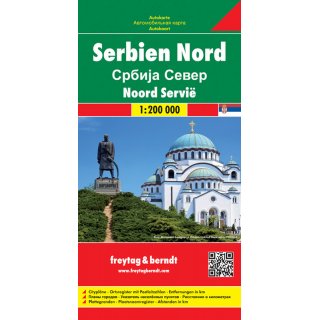 Serbien, Nord 1:200.000