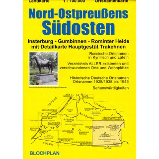 Nord-Ostpreußens Südosten 1:100.000