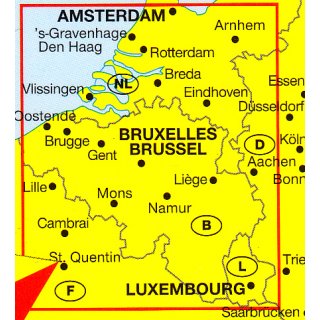 Belgien/Luxemburg 1:250.000