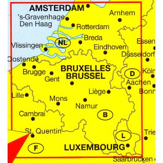 Belgien/Luxemburg 1:200.000