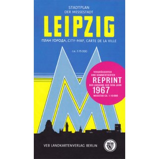 Leipzig - Messestadt 1967 1:15.000