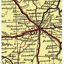 Eisenbahnkarte von Russland 1898 (gefaltete Karte)