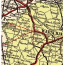 Eisenbahnkarte von Russland 1898 (gefaltete Karte)