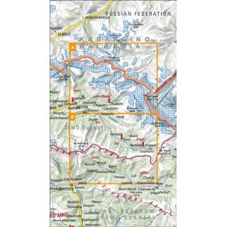 09 Mestia, Ushguli, Lashkheti 1:50.000