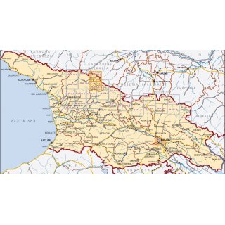 09 Mestia, Ushguli, Lashkheti 1:50.000