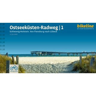 Ostseeksten-Radweg 1 (Schleswig-Holstein) - 1:50.000